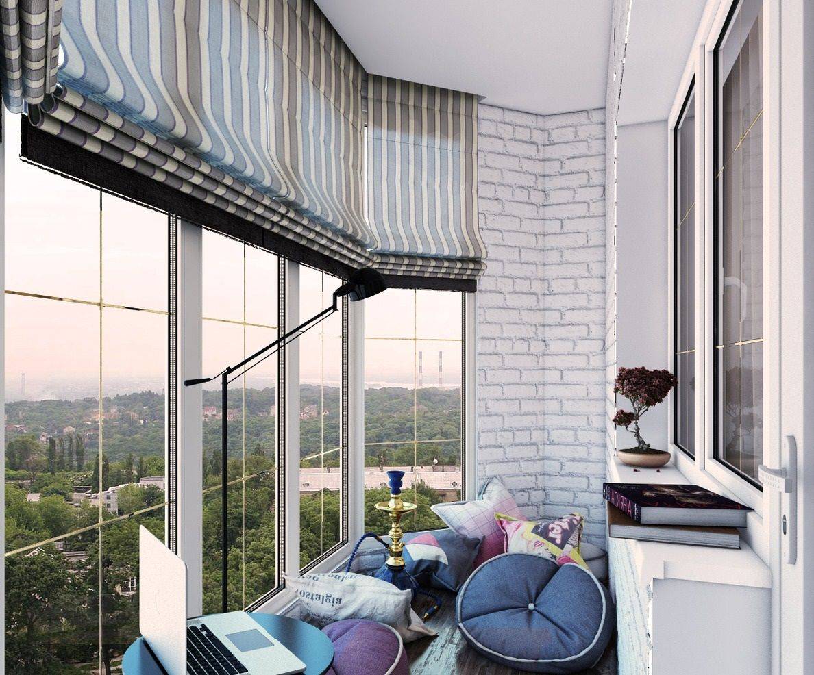 Дизайн Балкона С Панорамными Окнами