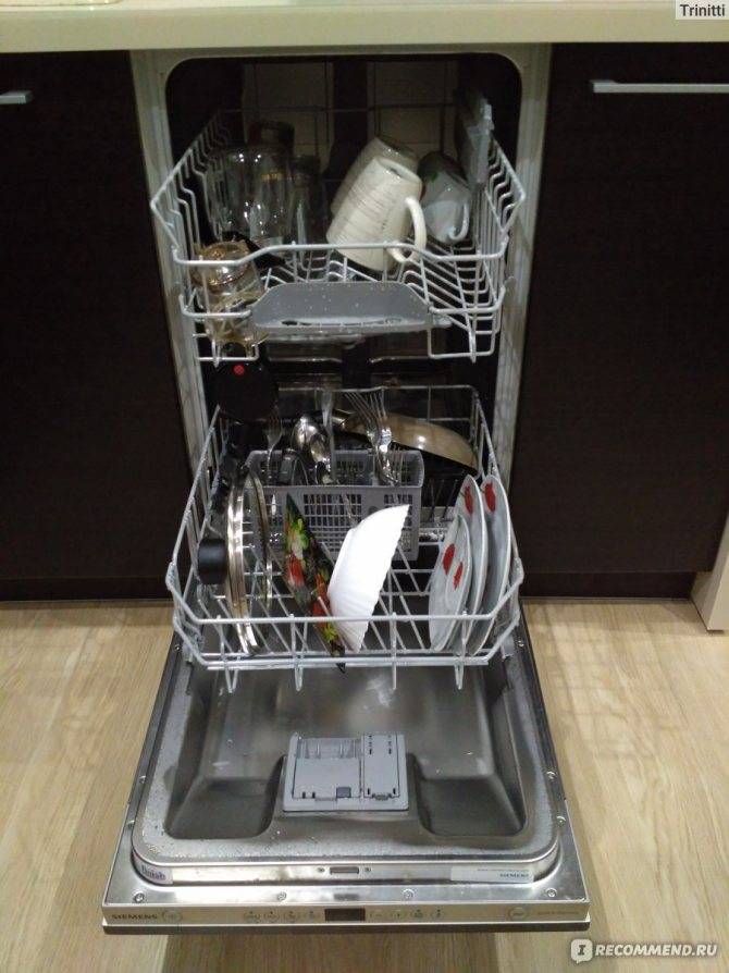 Включение и первый запуск посудомоечной машины