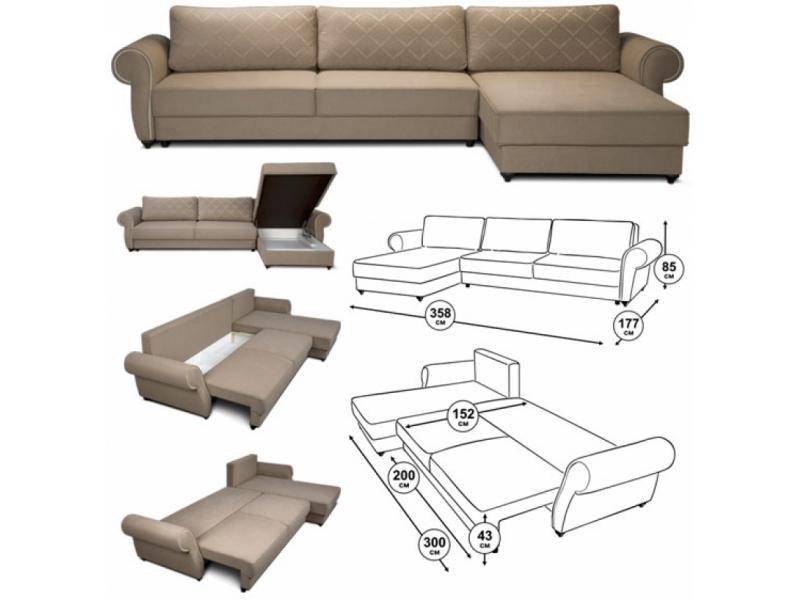 Как разобрать угловой диван: подробная инструкция