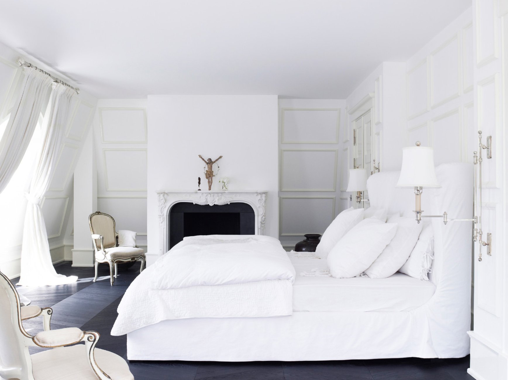 Белая спальня: (55 фото + видео) восхитительный интерьер спальни!