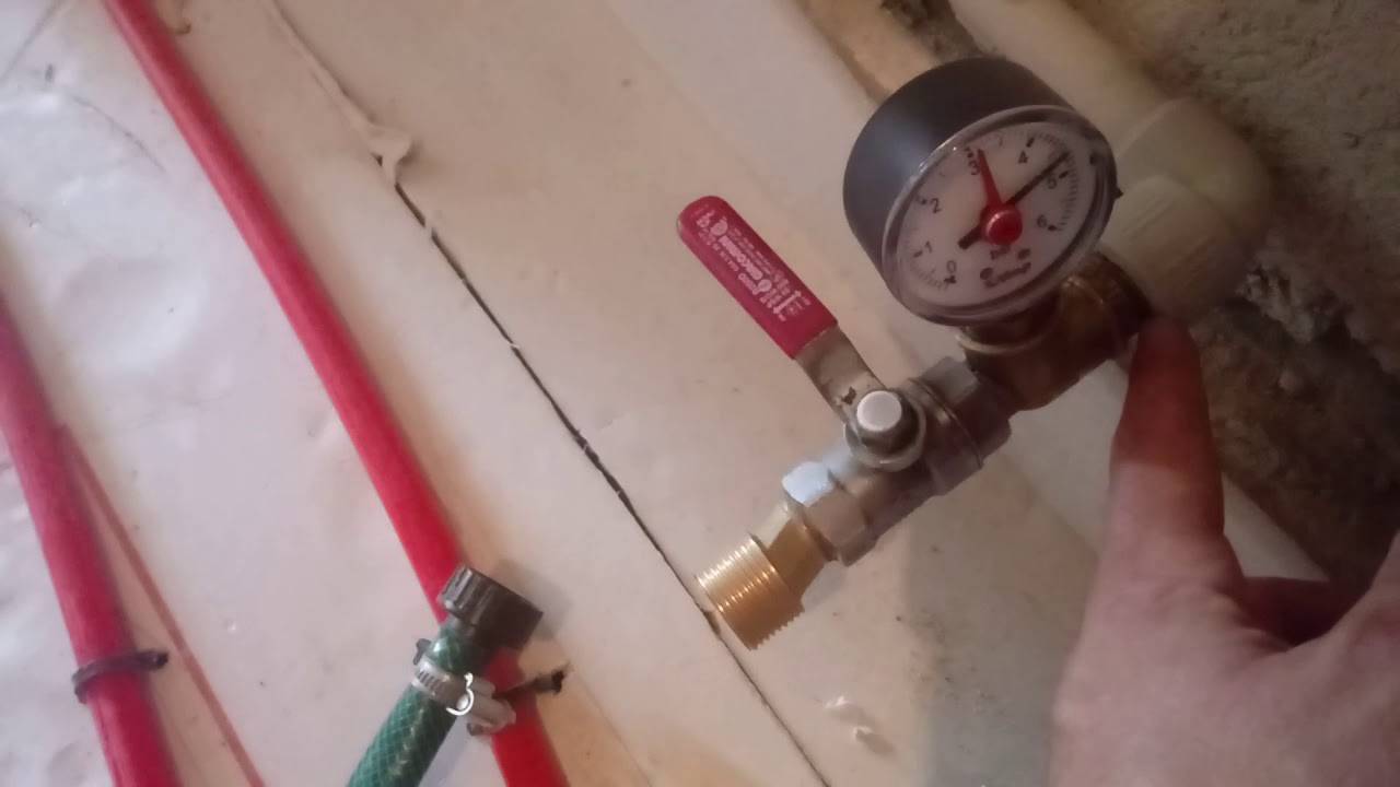 Опрессовка системы отопления в частном доме своими руками: какое давление должно быть
