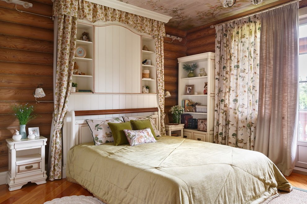 20 вариантов интерьера спальни в стиле кантри