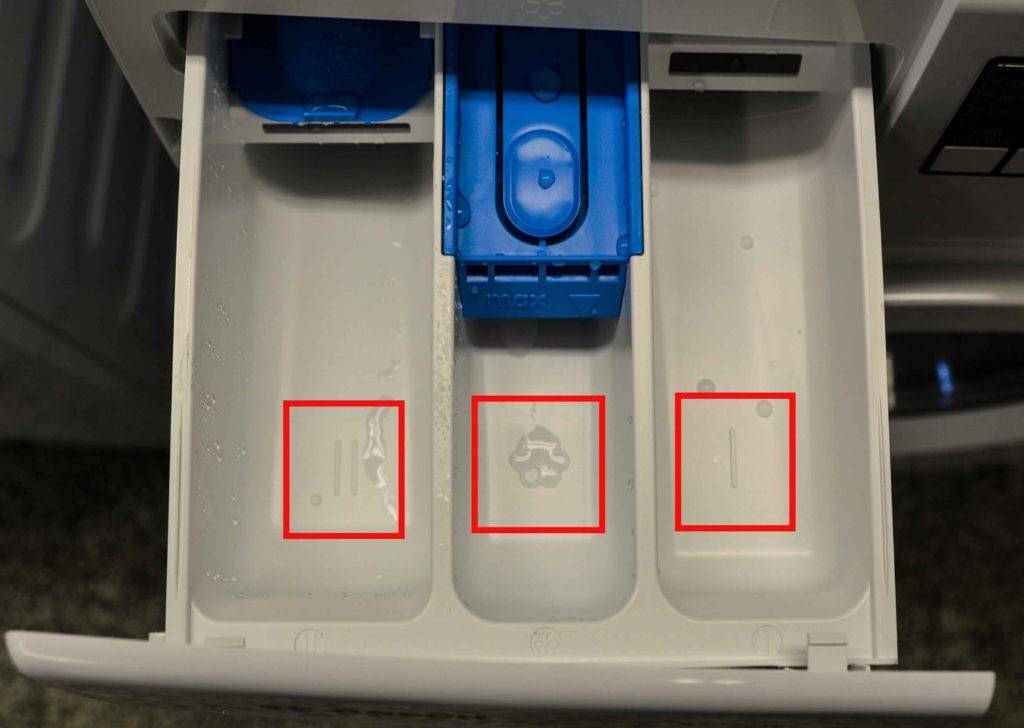 Куда сыпать порошок в стиральной машине: как определить отдел