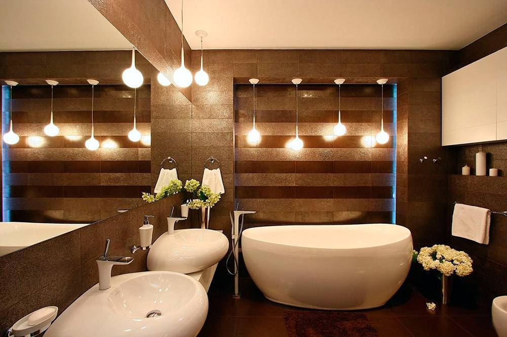 Освещение в ванной комнате — правильная организация поставки света