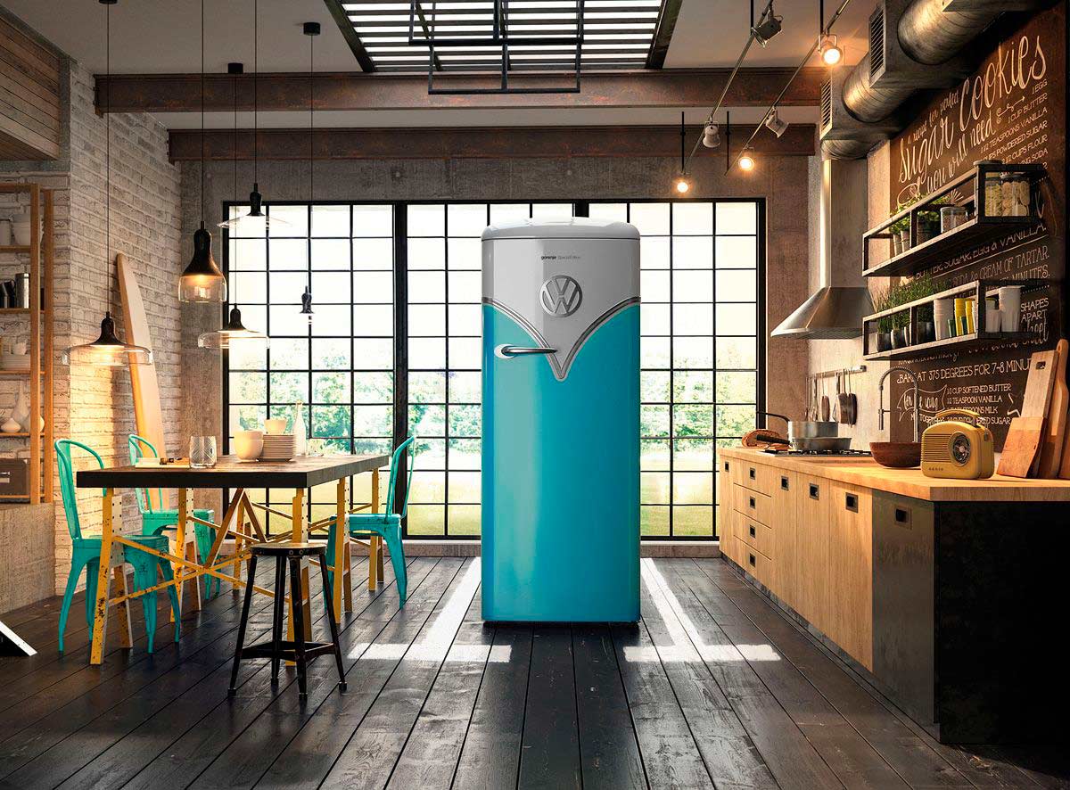 Ретро холодильники - модная бытовая техника для кухни (43 фото)