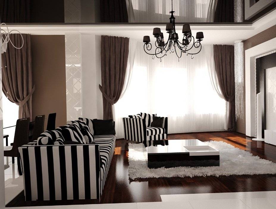 Черно-белая спальня. как создать гармоничный интерьер в темных тонах. фото и советы