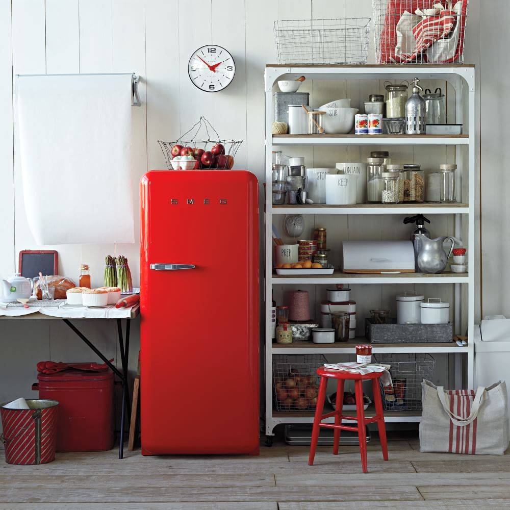 Ретро холодильники - модная бытовая техника для кухни (43 фото) | современные и модные кухни