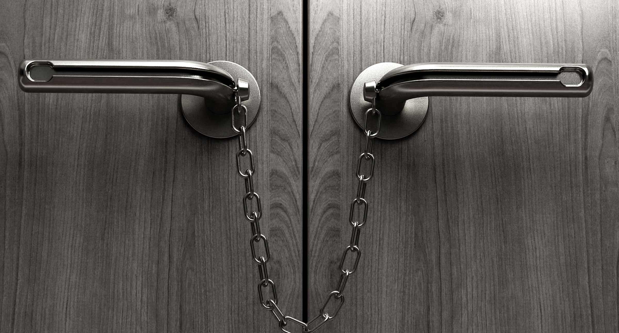 Дверная цепочка для металлической двери