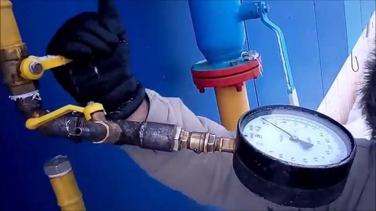 Опрессовка газопровода: как проводятся контрольные испытания на герметичность