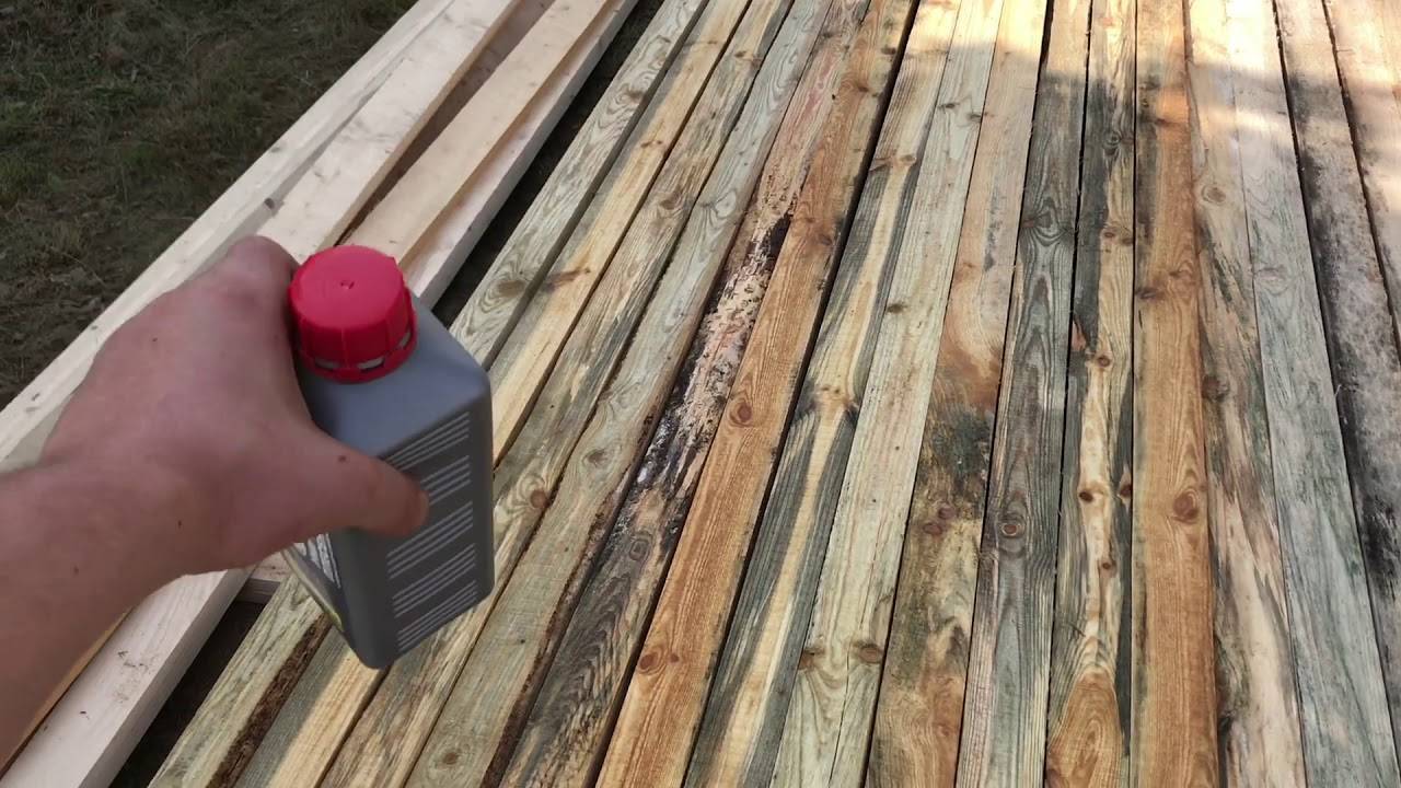 Как убрать плесень с деревянных поверхностей?