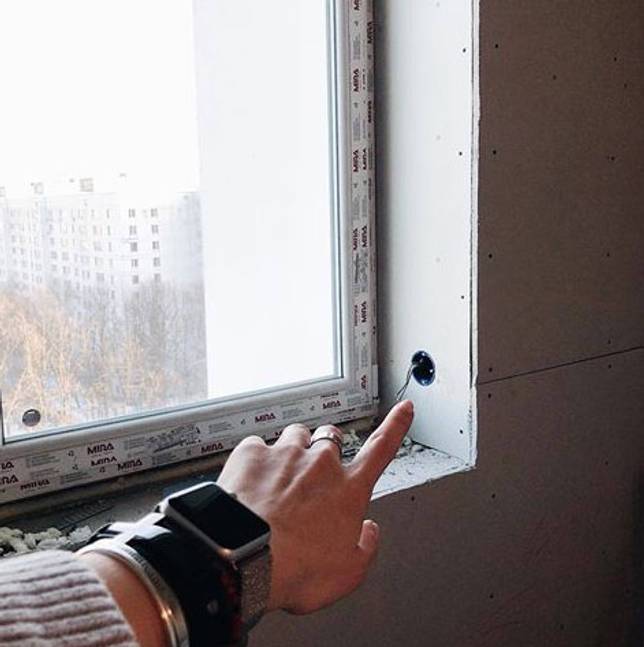Розетка в откосе окна — инструкция по установке с фото — ремонт и строительство