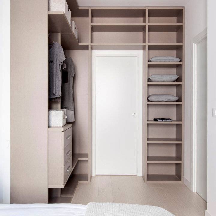 Маленькая гардеробная комната в вашем доме — 45 стильных фото