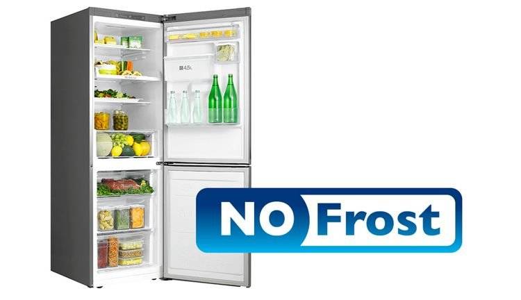 Обзор функции холодильника: no frost