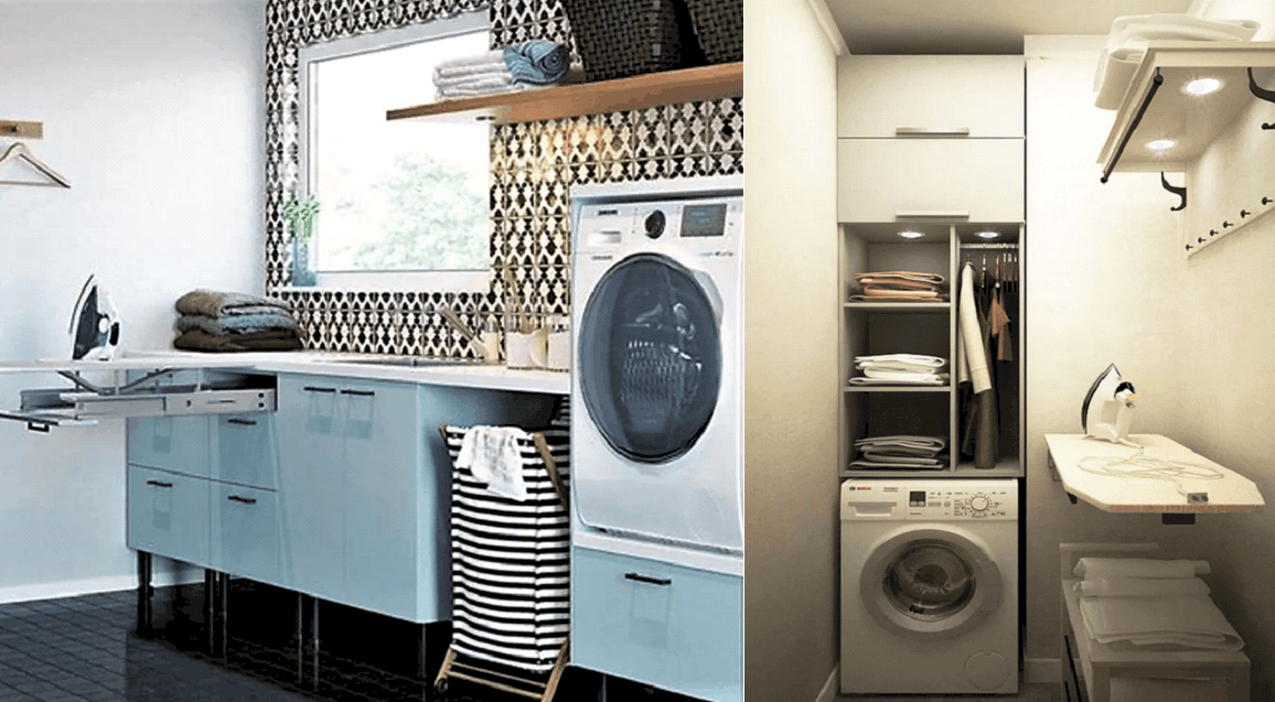 Где лучше расположить стиральную машину на кухне с холодильником