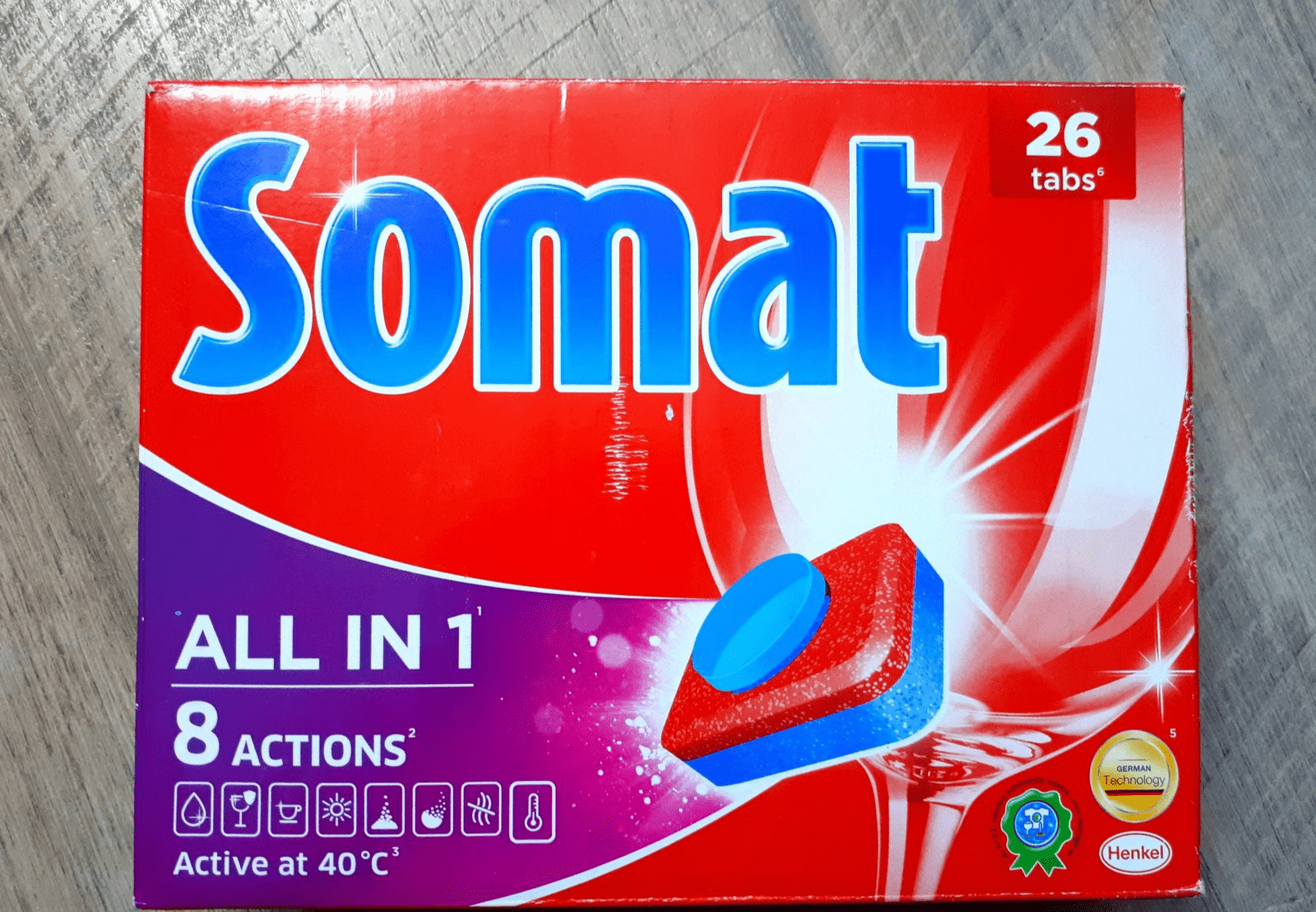 Капсулы для посудомоечной машины Somat