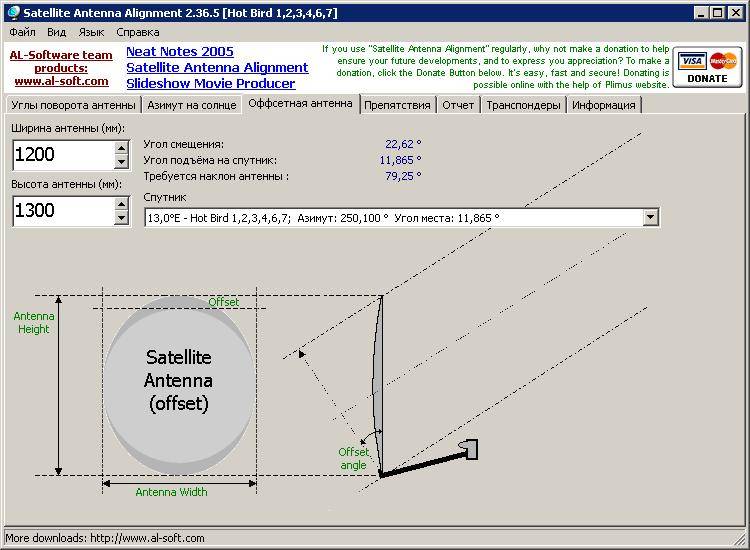Настройка спутниковых антенн самостоятельно - установка и подключение