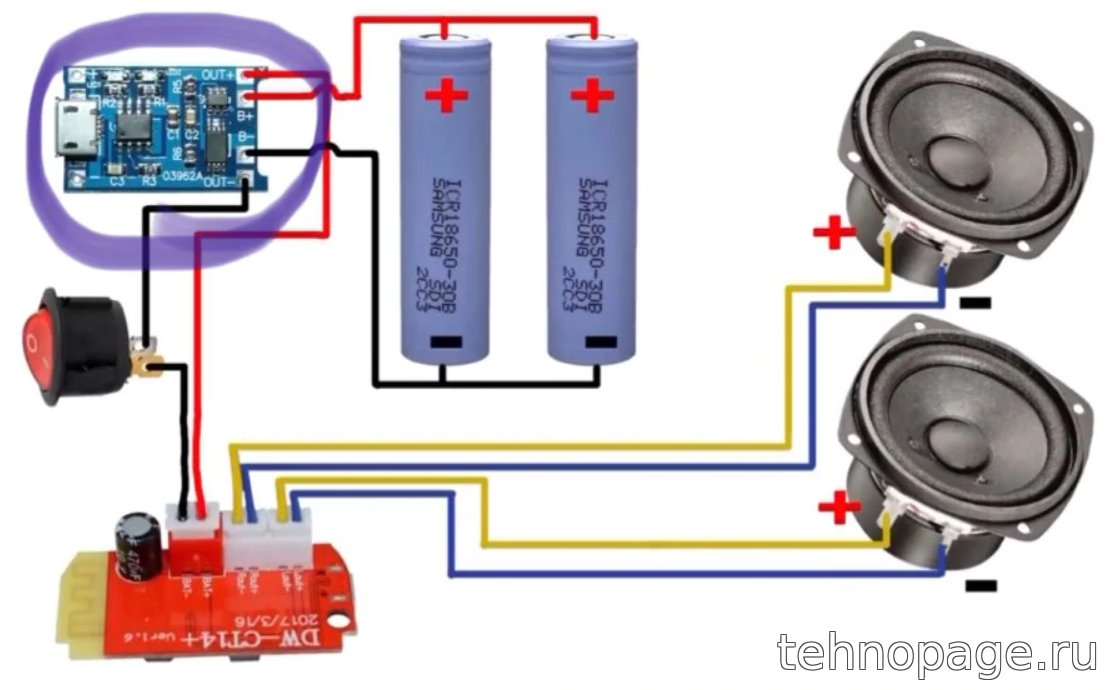 Как подключить 2 блютуз. Схема питания переносной колонки. Схема USB колонки с аккумулятором. Колонка NBY-18 схема платы. Схема подключения блютуз колонки.