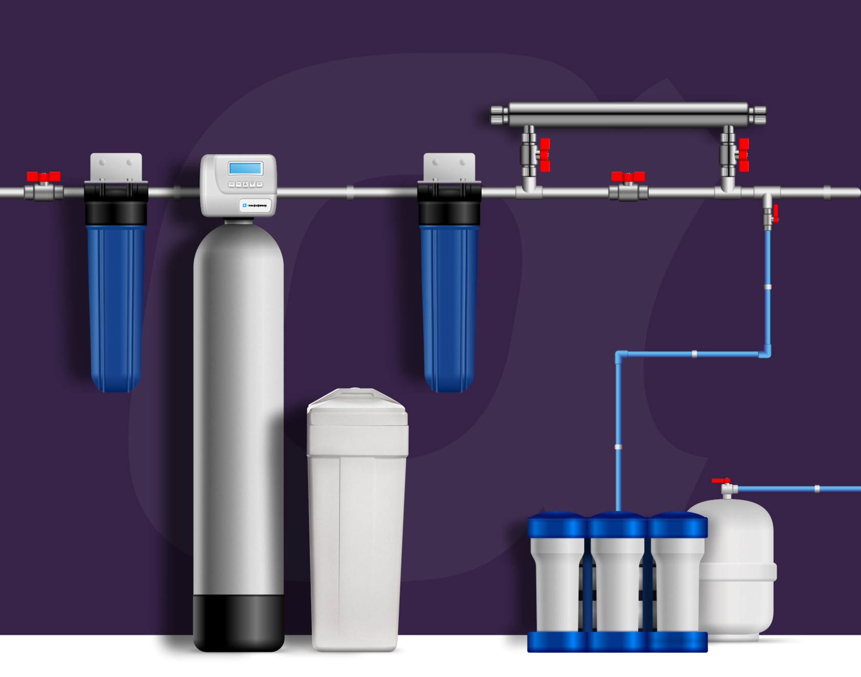 Как сделаем водоподготовку воды из скважины своими руками для частного дома? обзор и советы +видео