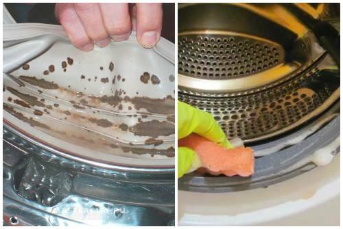 Как убрать запах плесени из стиральной машины