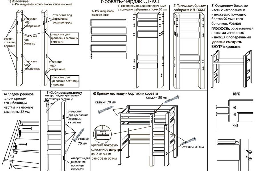 Кровать чердак для взрослых: обзор 3 видов мебели, сборка своими руками
