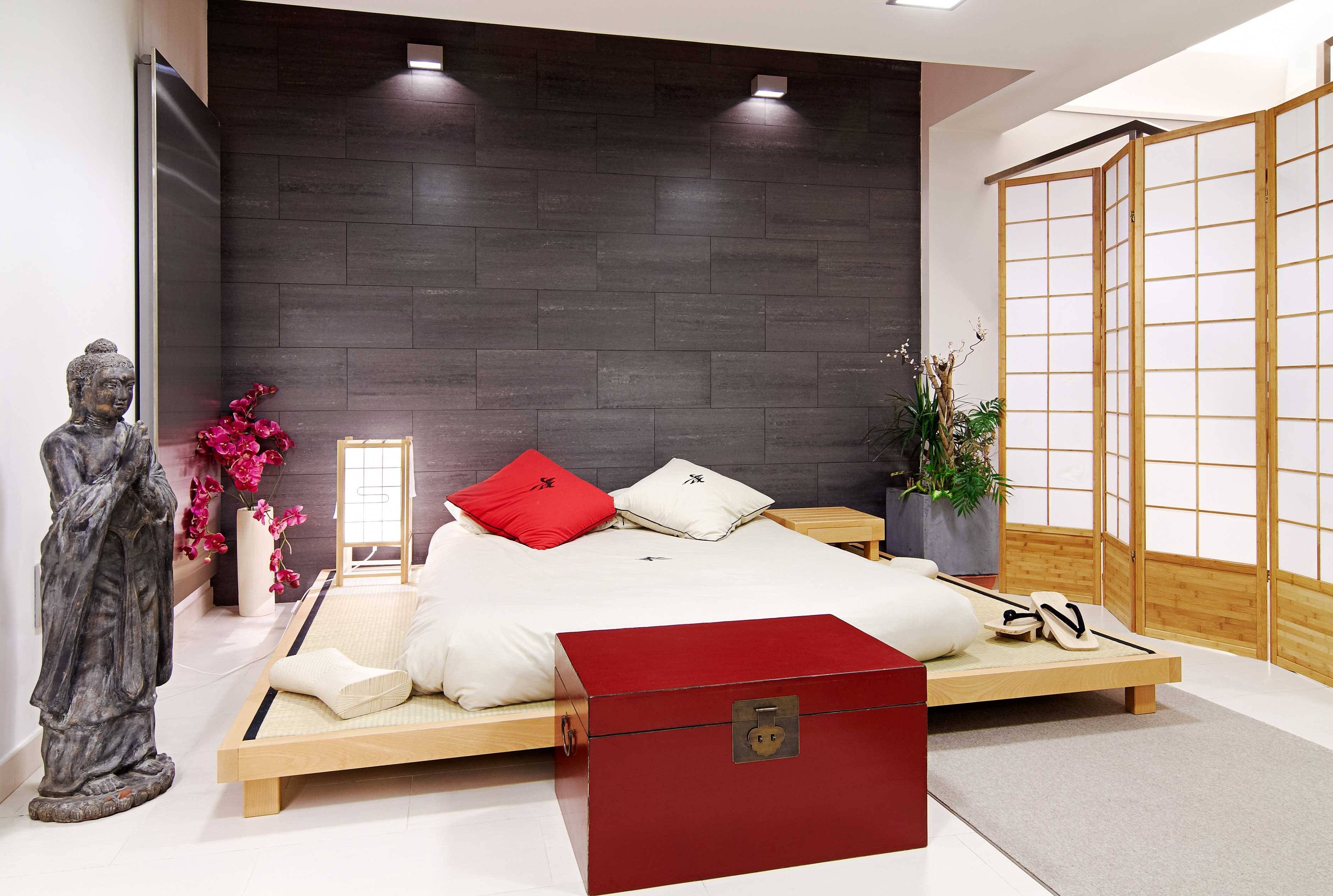 Спальня в японском стиле фото