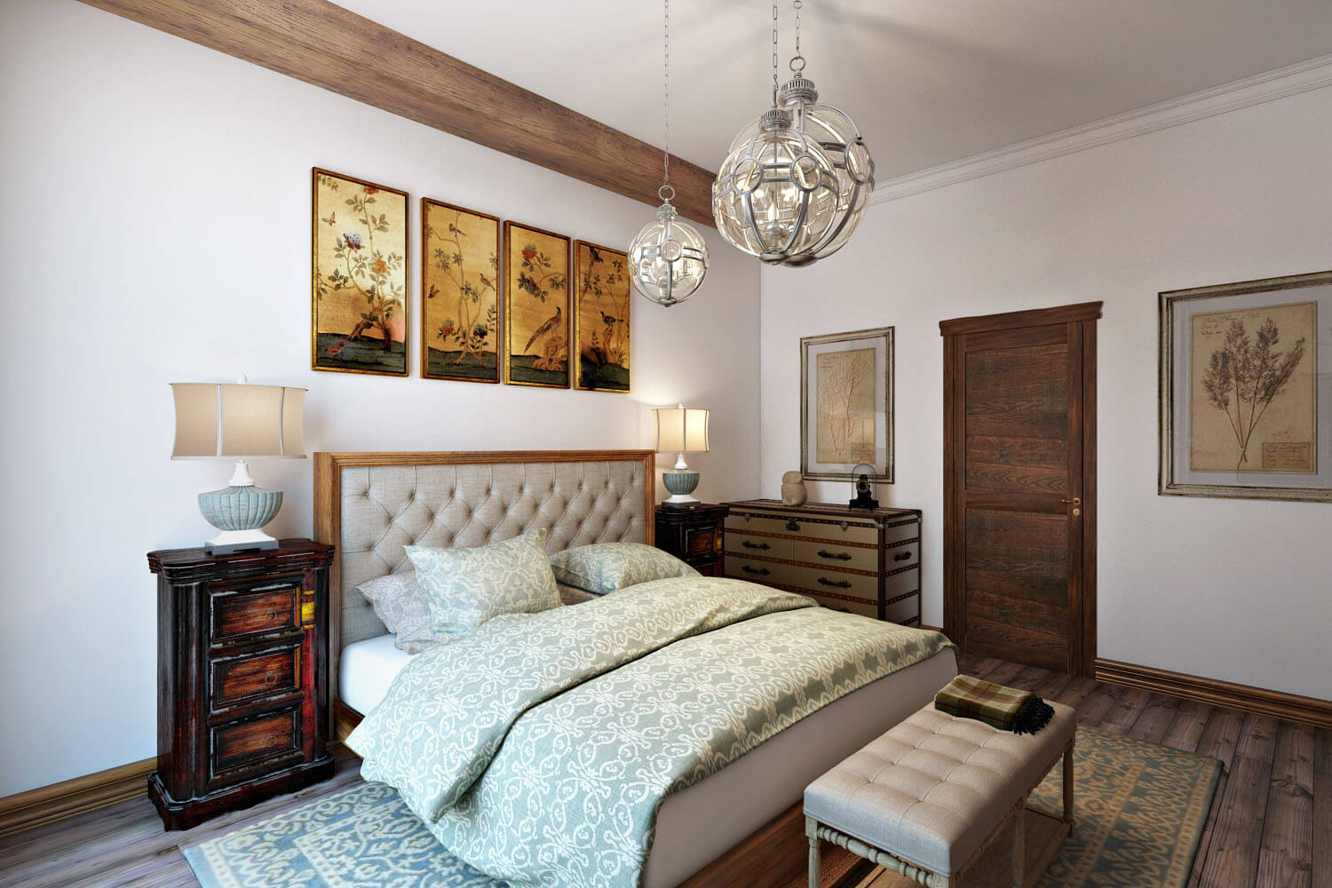 Спальня в стиле фьюжн: 89 лучших фото с идеями дизайна интерьера