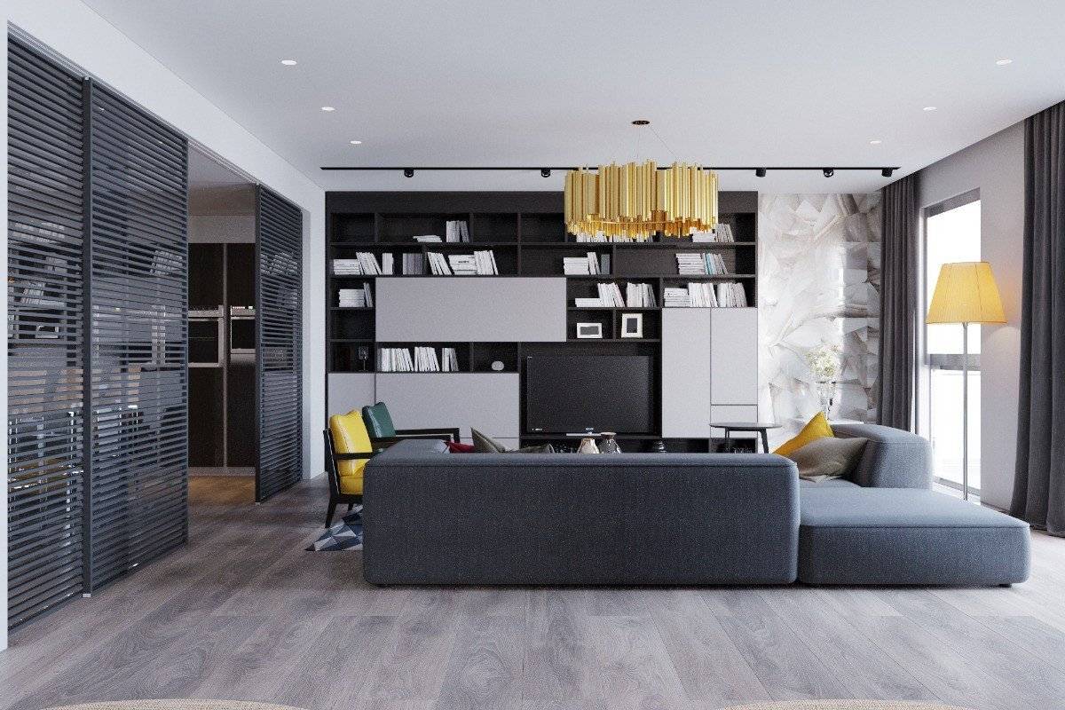 Серый ламинат в интерьере квартиры и идеи с фото