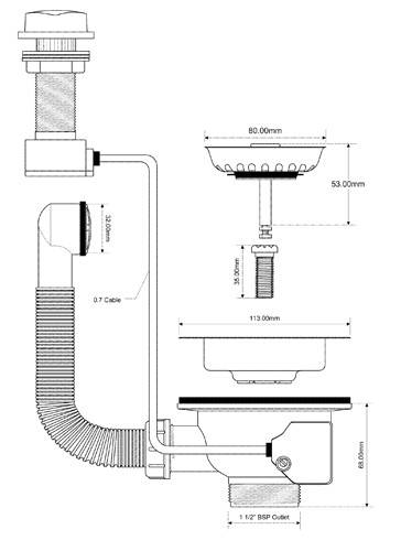 Слив для раковины: сборка и установка слива перелива