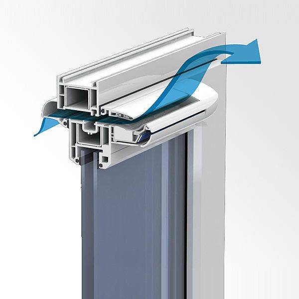 Приточный клапан на пластиковые окна: устройство вентиляции - точка j
