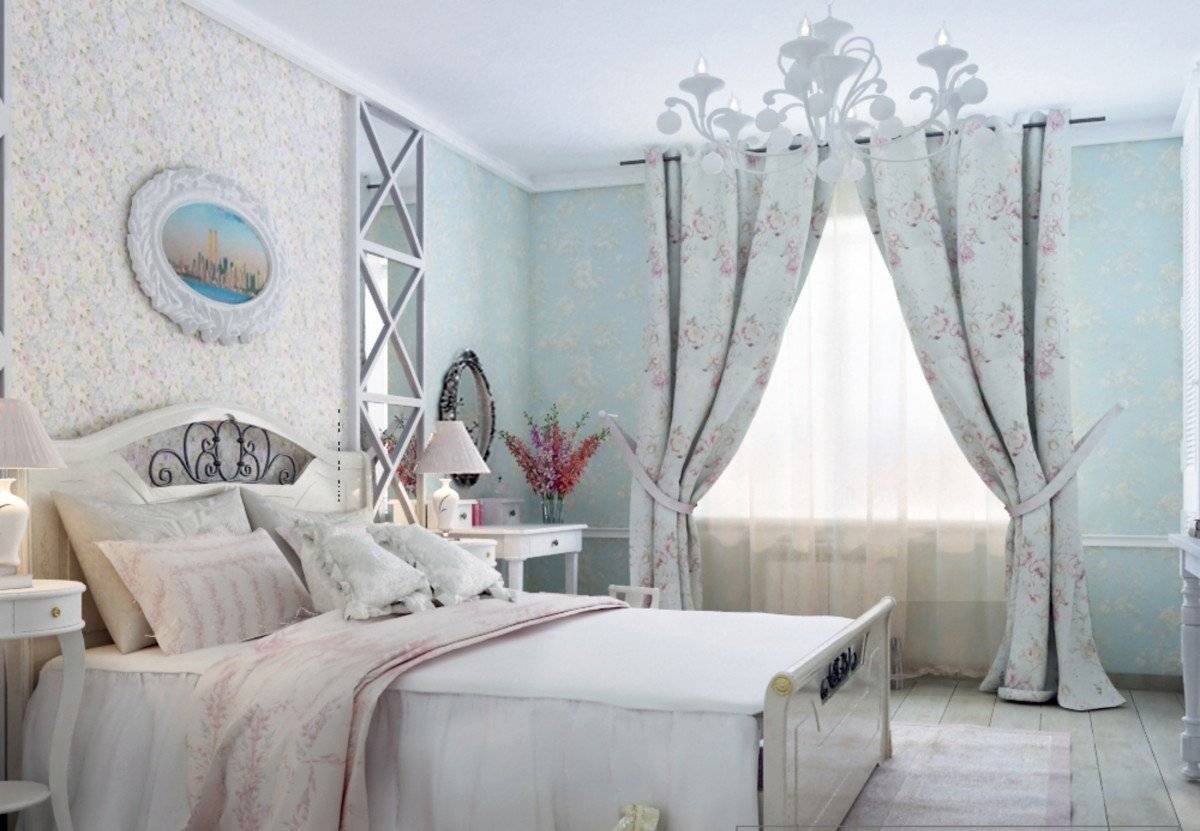 Интерьер спальни в стиле Прованс: фото, особенности интерьера