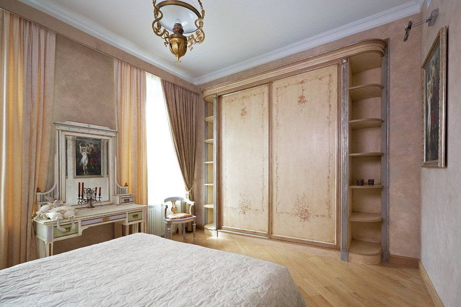 Шкаф-купе в спальню – внутреннее наполнение с размерами и фотографиями