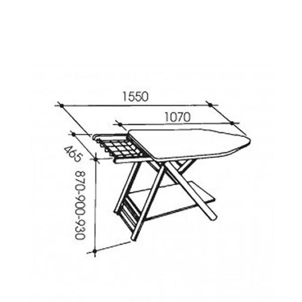 Как собрать гладильную доску схема
