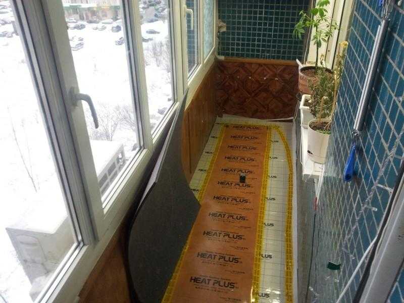 Как сделать теплый пол на балконе и лоджии: выбор системы обогрева + монтажные инструкции