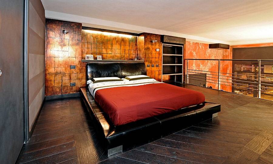 Спальня в стиле лофт — 150 фото идеального оформления дизайна (новинки 2020 года)