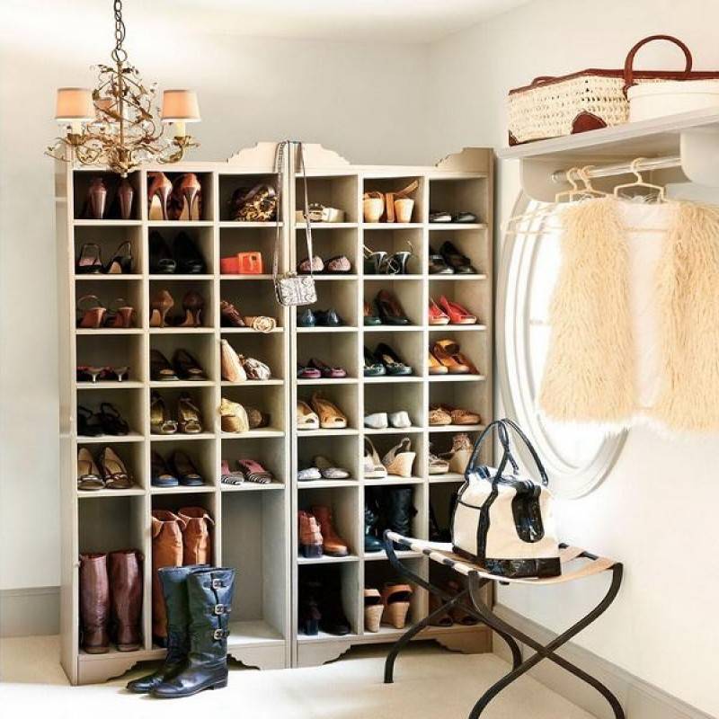 Идеи для хранения обуви в прихожей | правила, системы с фото