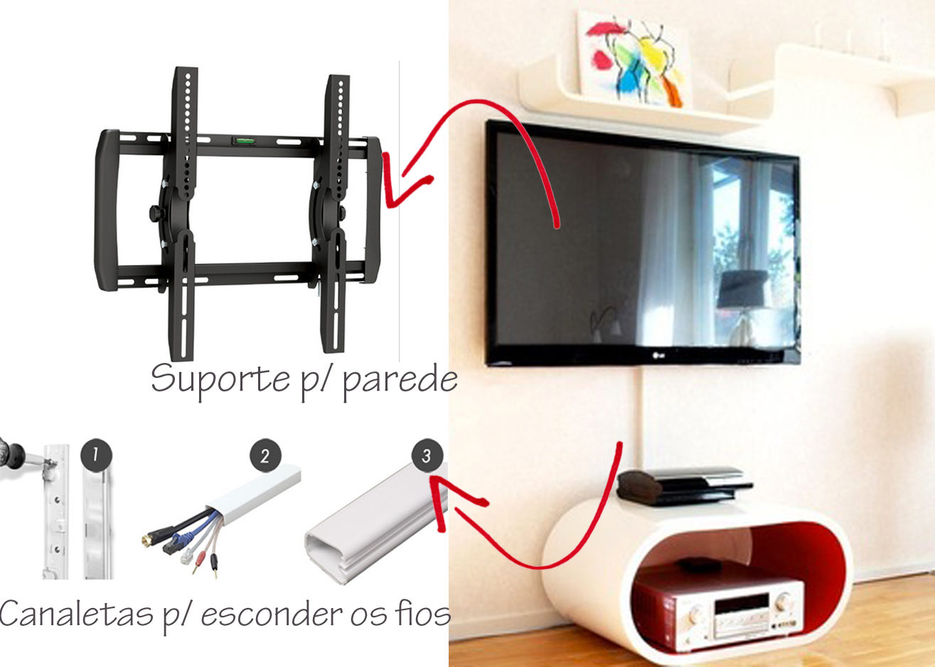 Как спрятать провода от телевизора - простые и интересные варианты, полезные советы