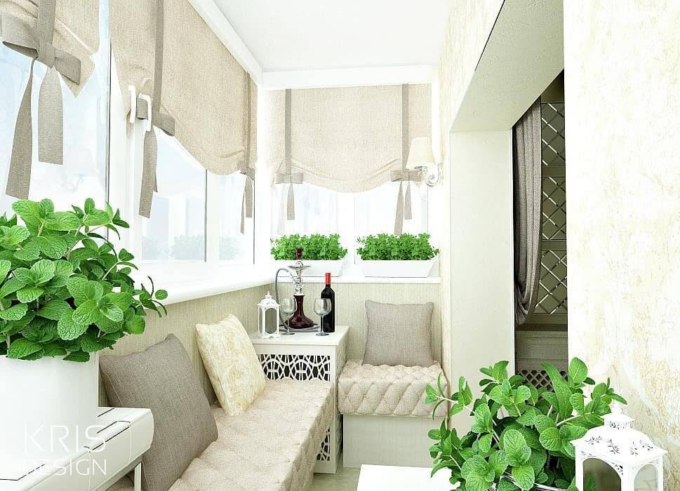 Кухня на балконе - идеи по дизайну и размещению мебели (85 фото)