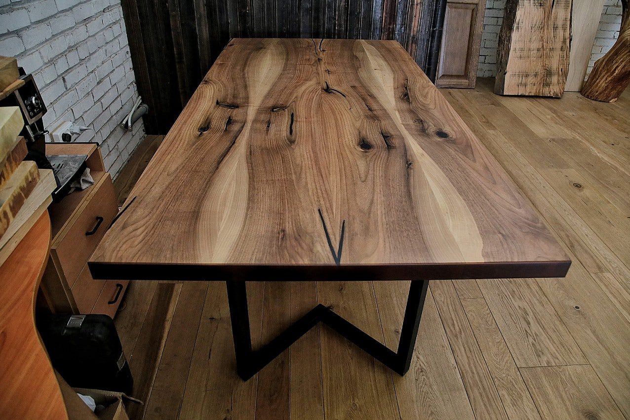 Изготовление обеденного стола из массива дерева своими руками: сосны и других деревьев