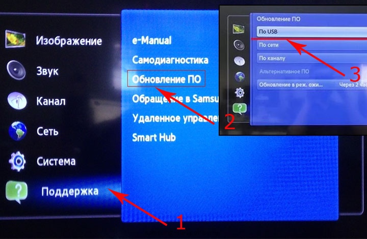 Как прошить телевизор samsung smart - с флешки через usb, пошаговая инструкция