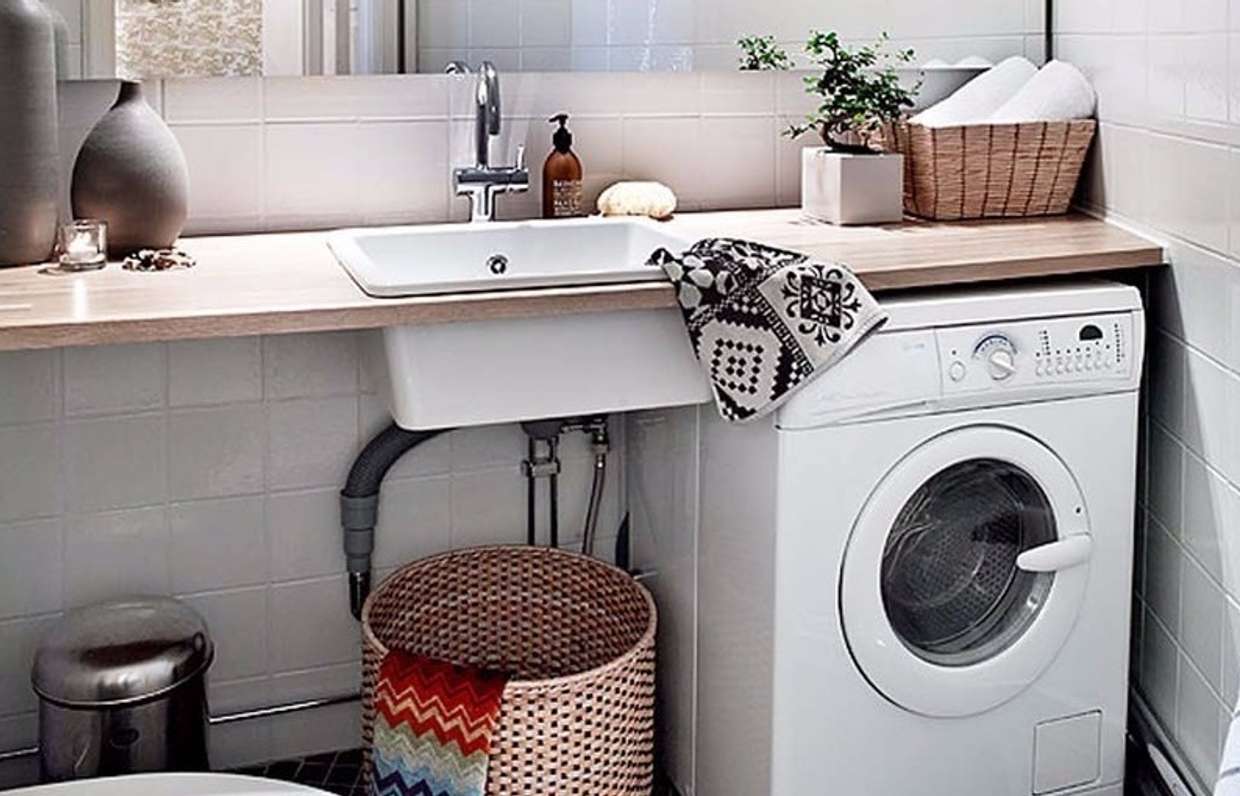 Встраиваемые стиральные машины для кухни и ванной: размеры, отличия