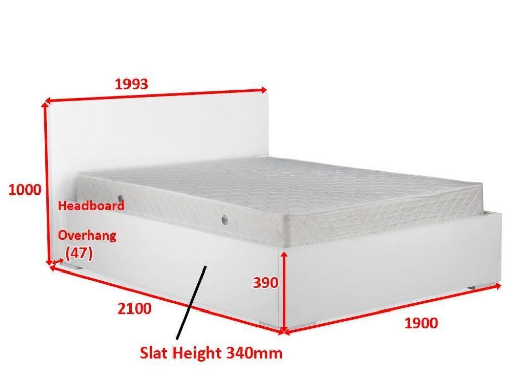 Размер двуспальной кровати