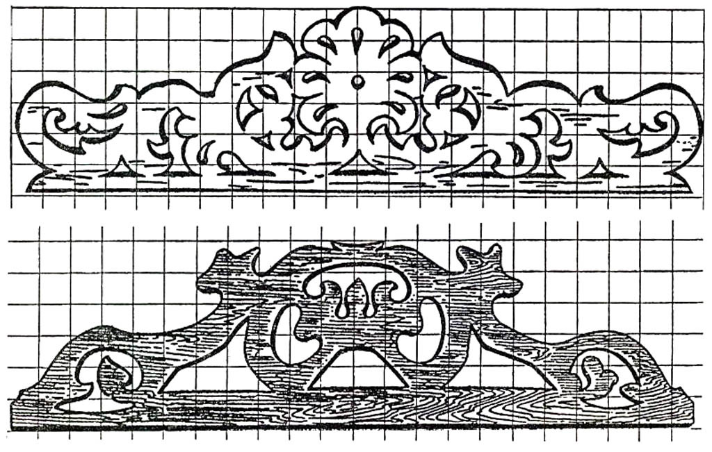 Резные полки из дерева чертежи