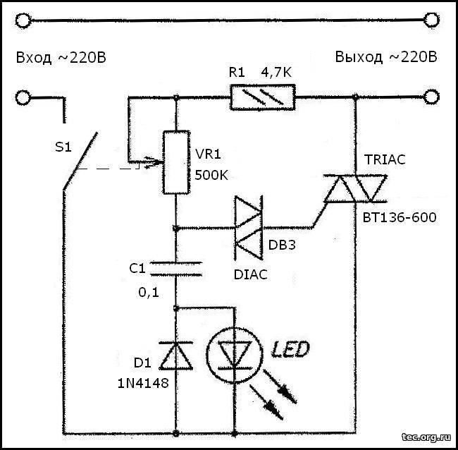 Bta12 600b характеристики схема подключения