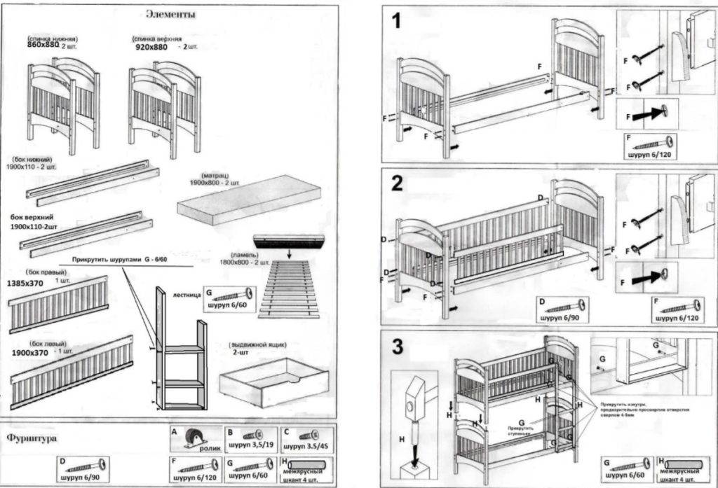 Как собрать детскую кроватку: 15 шагов