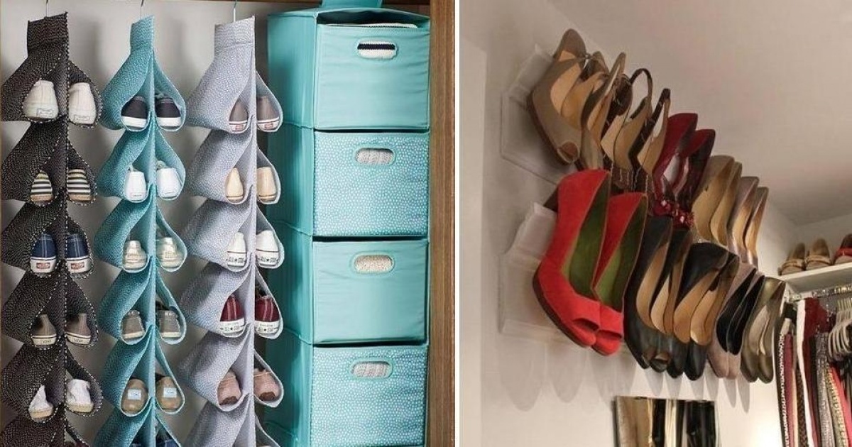 Хранение обуви в шкафу