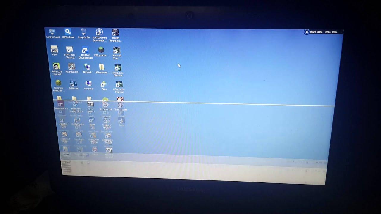 Полосы на экране ноутбука - remmap