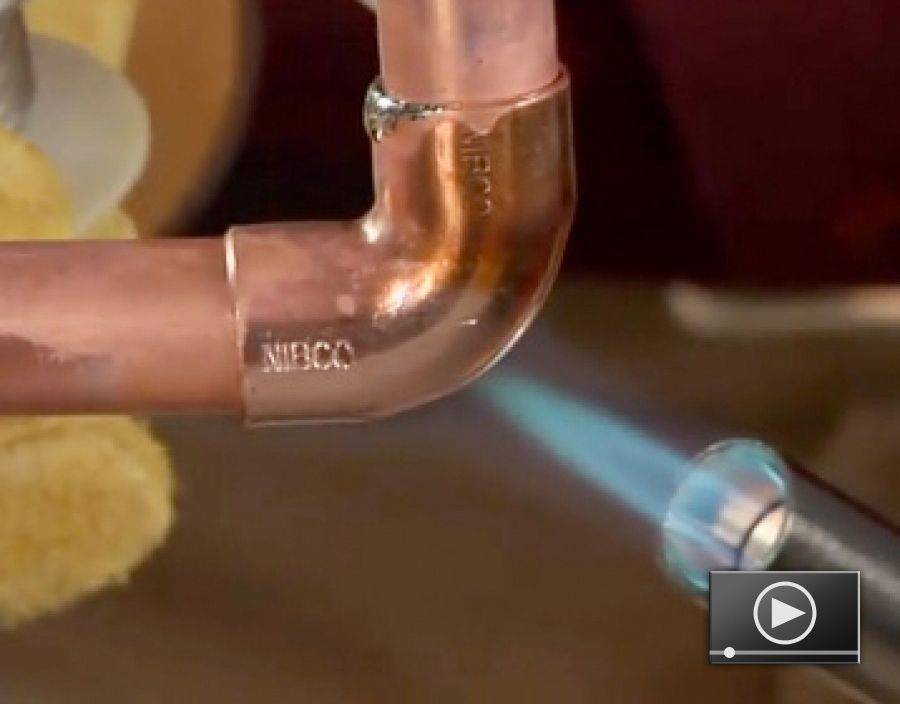 Пайка медный труб газовой горелкой:пошаговая инструкция газовой горелкой +фото и видео