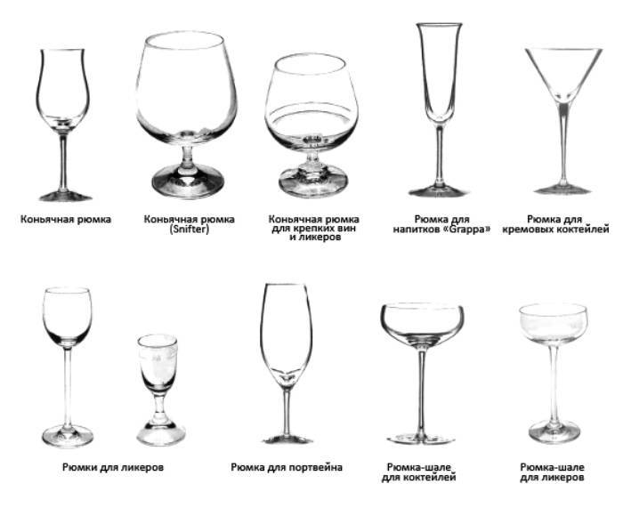 Как выбрать бокалы для вина по форме и размеру с учетом вида алкоголя