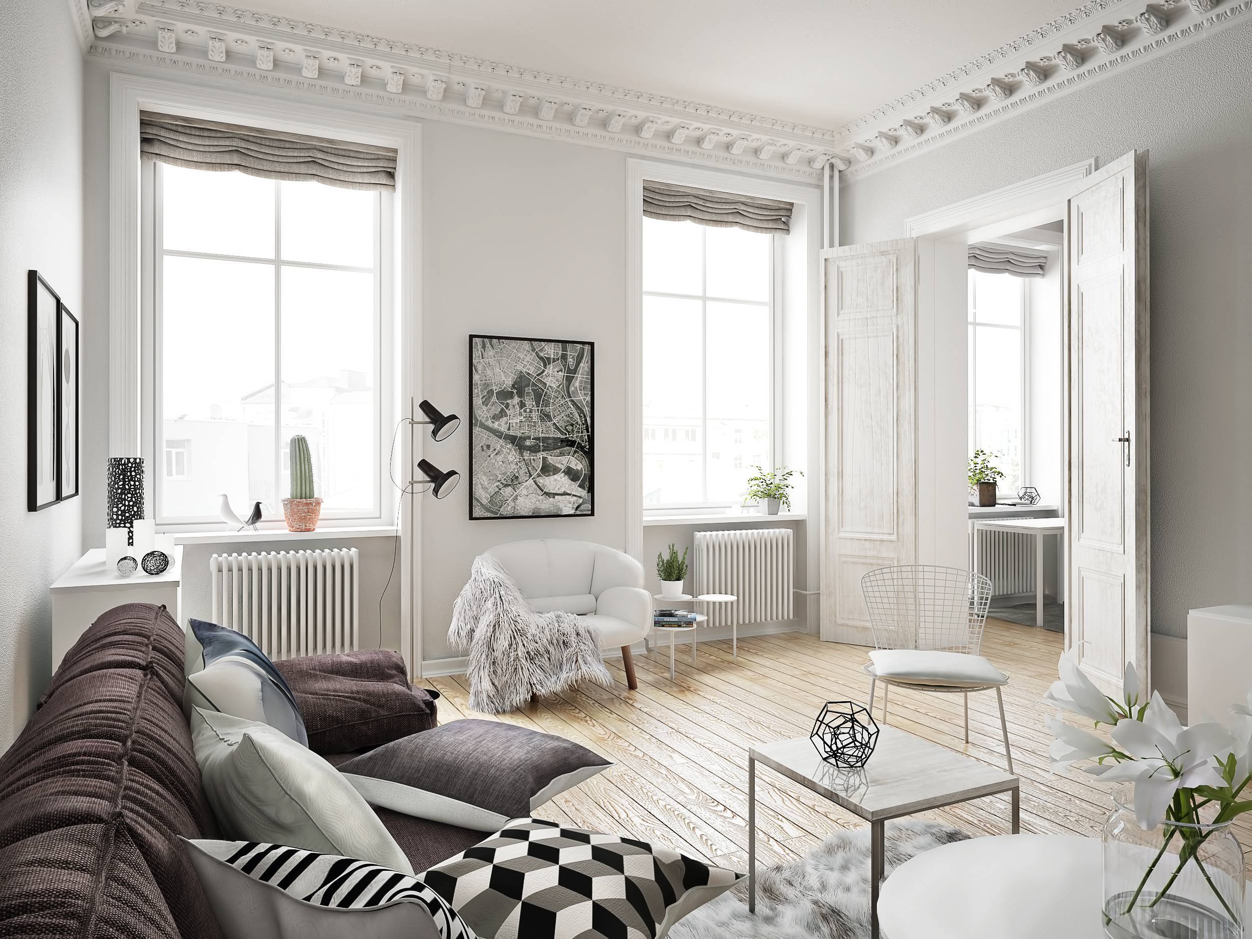 Скандинавский стиль в интерьере домов и квартир: фото, описание, рекомендации