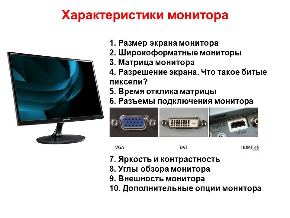 Что такое компьютерный монитор | beginpc.ru